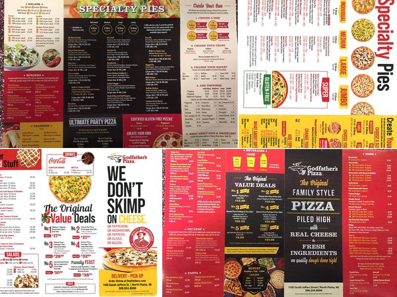 Godfather's Pizza Sports Grill North Platte Menu