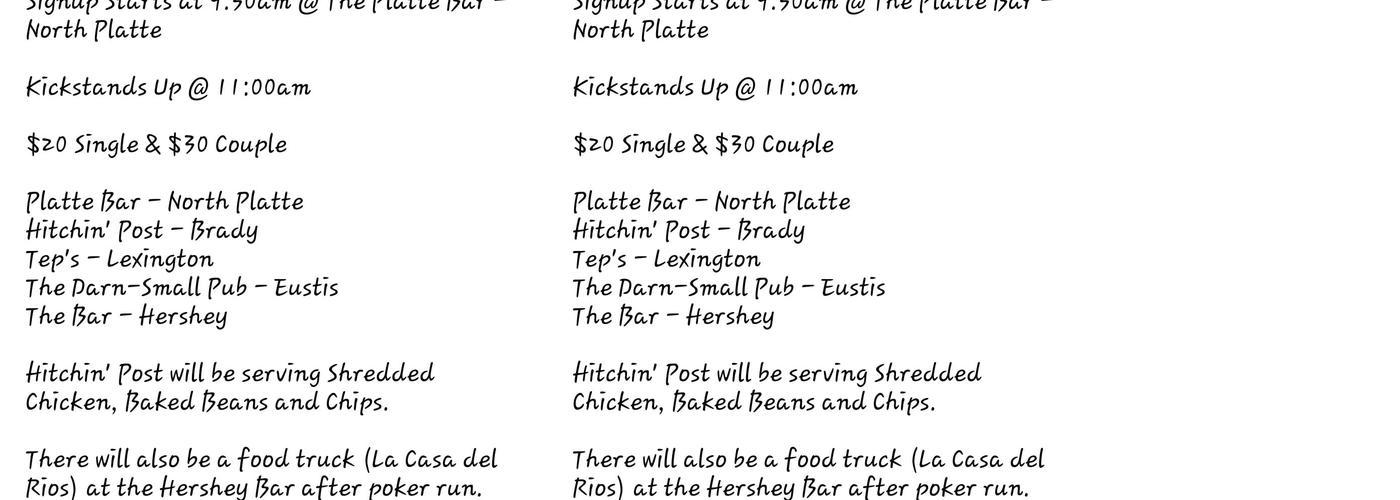 The Bar Menu