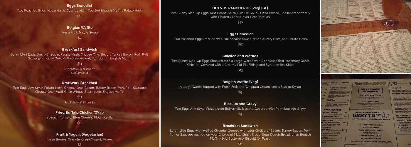 Kraftwork Menu