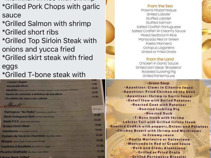 Por Do Sol Sportsbar Menu