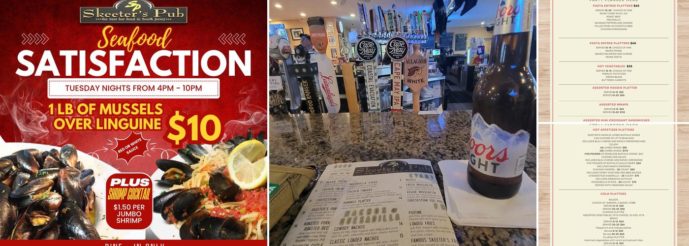 Skeeters Pub Menu