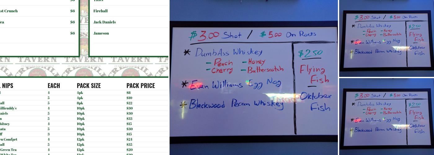 Cresskill Tavern Menu