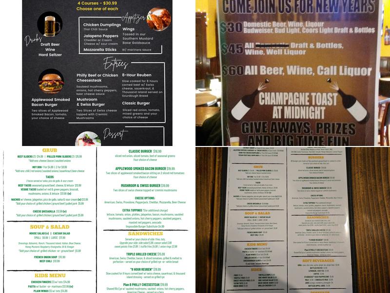 Plan B Menu