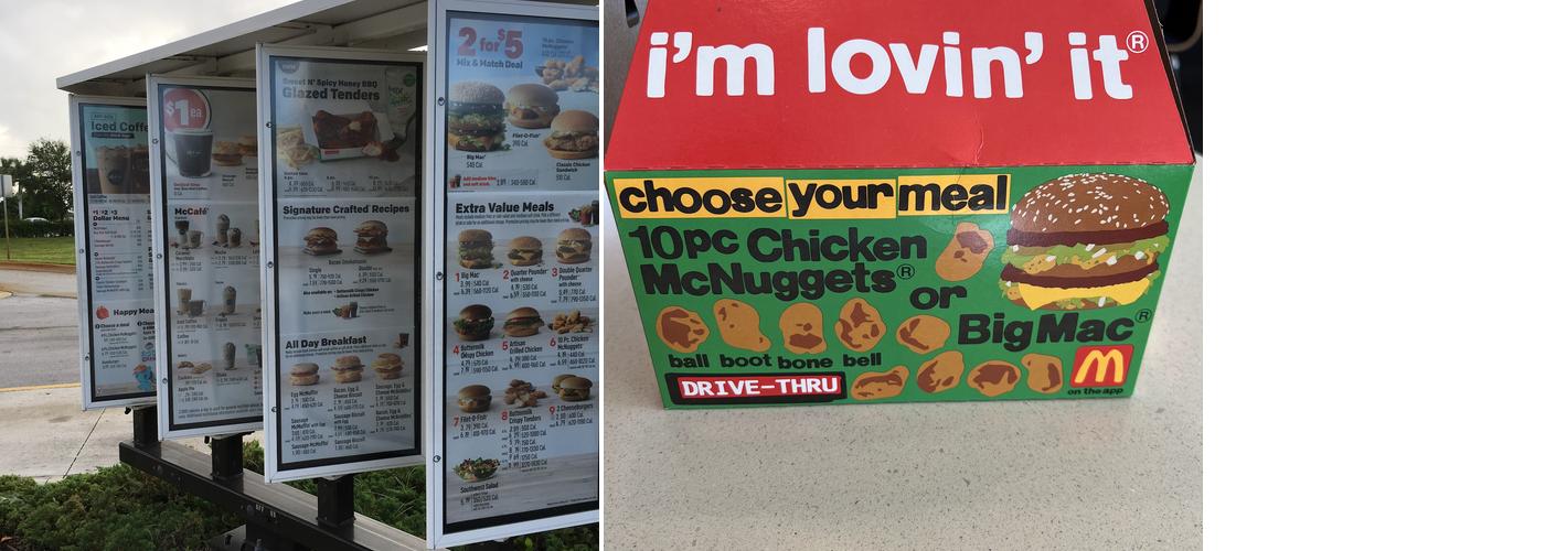 McDonald's Menu