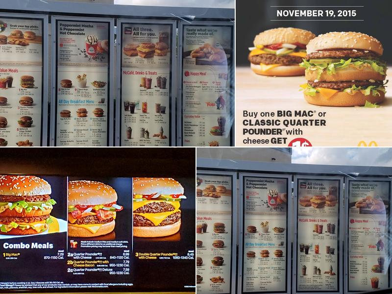 McDonald's Menu