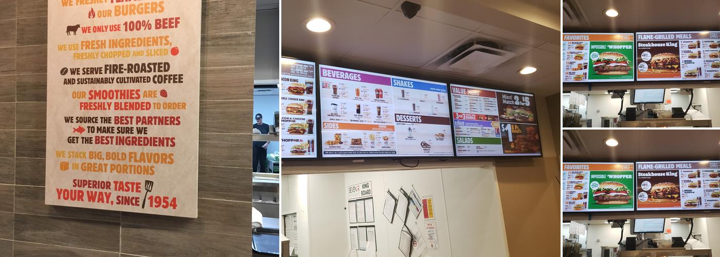 Burger King Menu