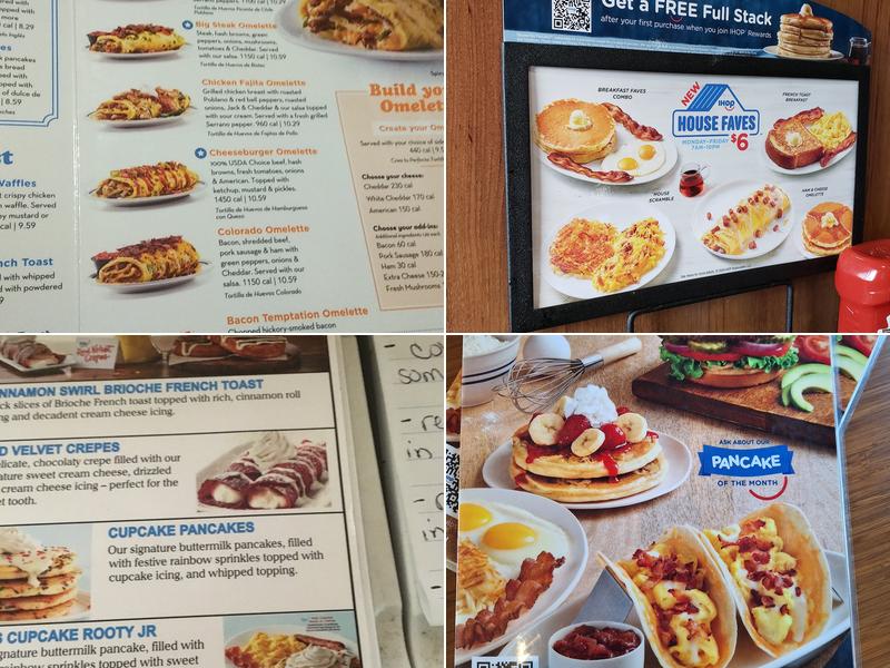 IHOP Menu
