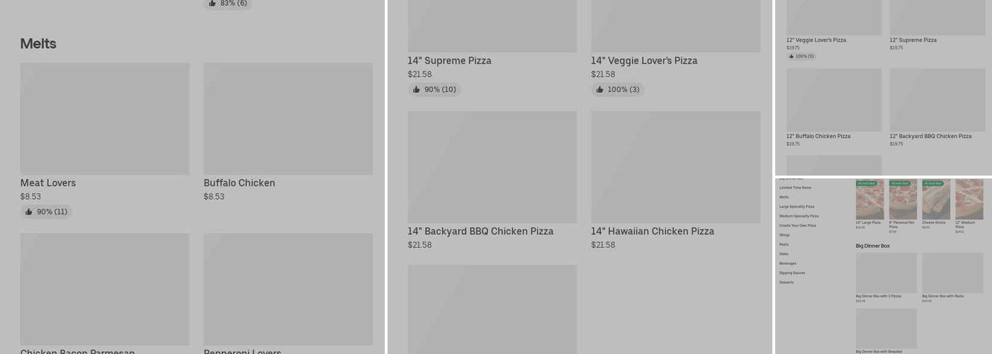 Pizza Hut Menu