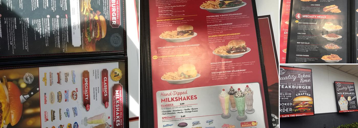 Steak 'n Shake Menu