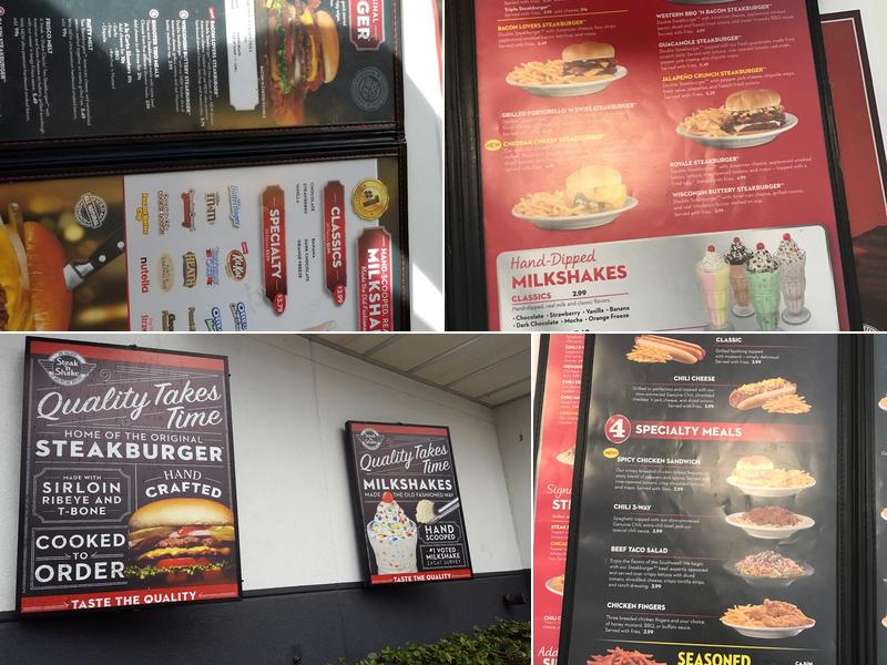 Steak 'n Shake Menu