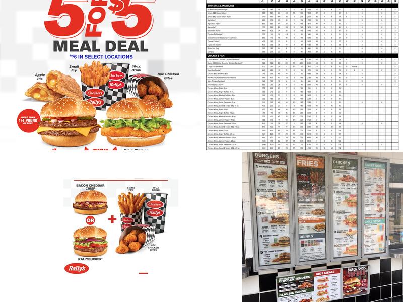 Checkers Menu