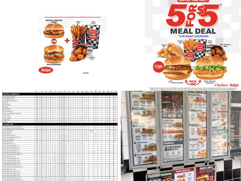 Checkers Menu