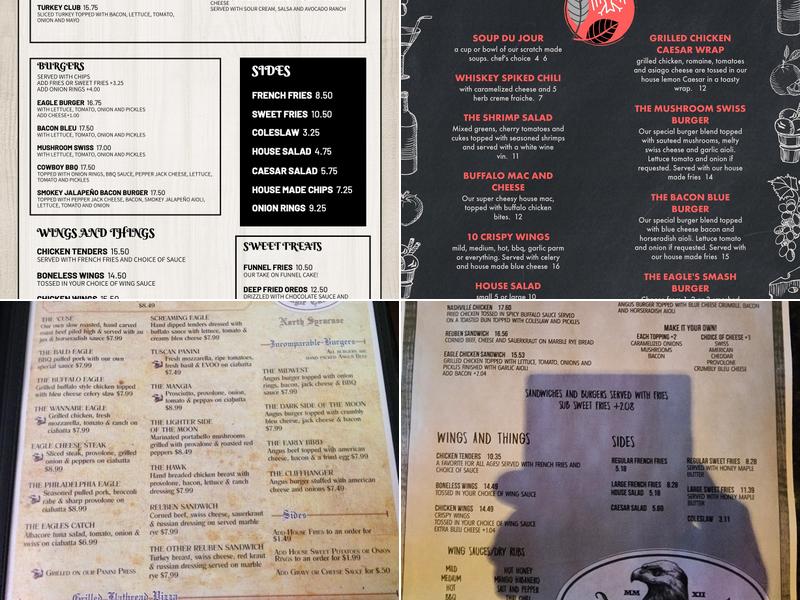 Eagle Tavern Menu