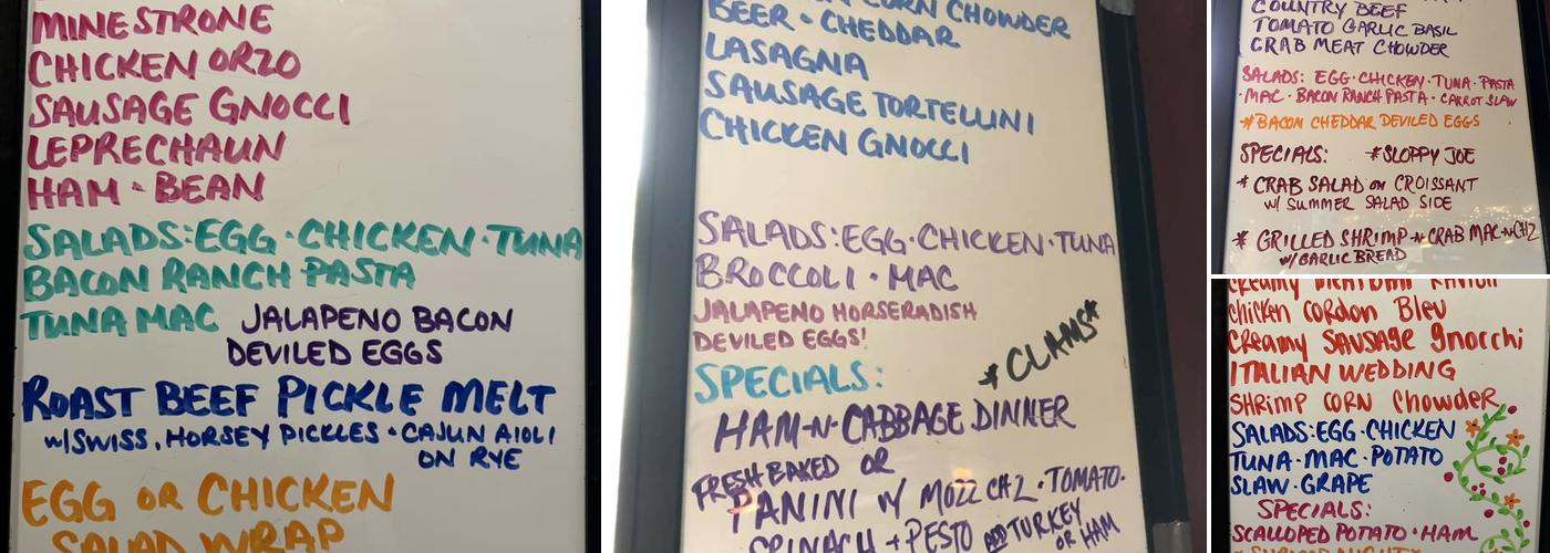 Terrace Menu