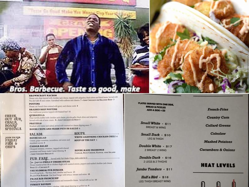 The Boot Room Pub Menu