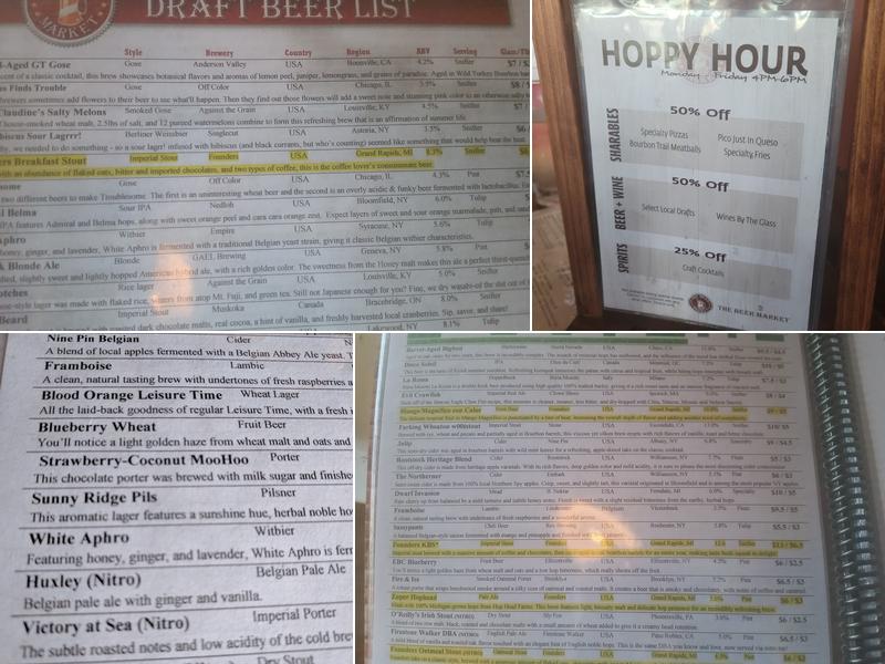 Beerhead Bar & Eatery Menu