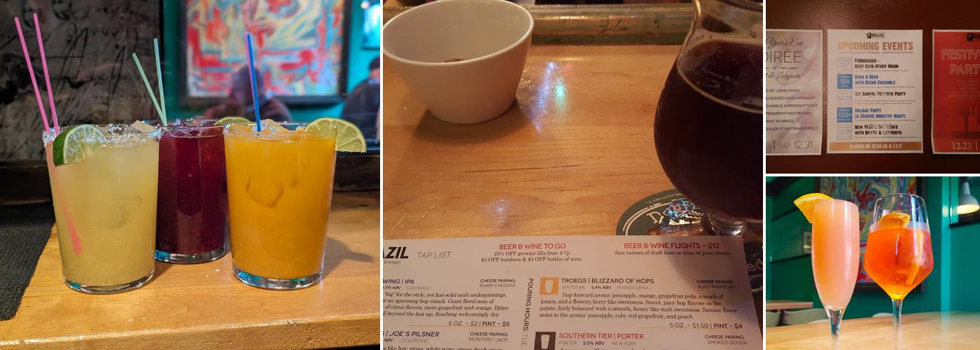 Brazil Craft Beer and Wine Lounge Menu