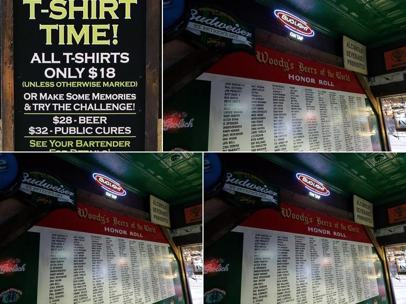 Woody’s Public House Menu