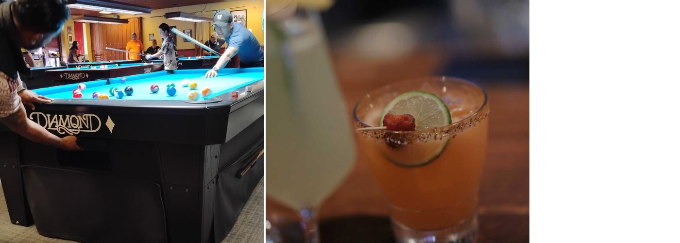 Gallery Billiards Menu