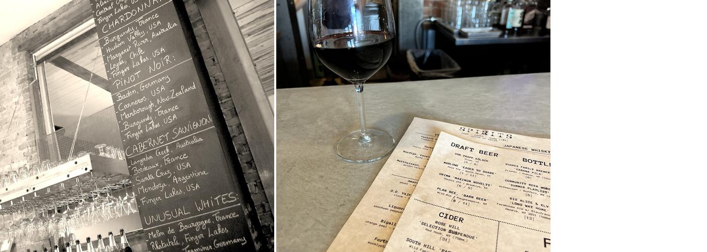 Microclimate Wine Bar Menu