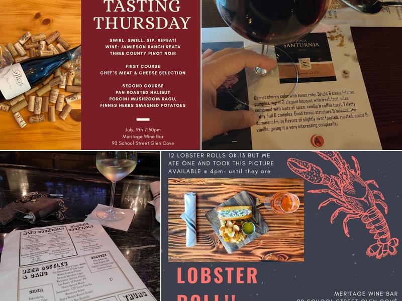 Meritage Wine Bar Menu