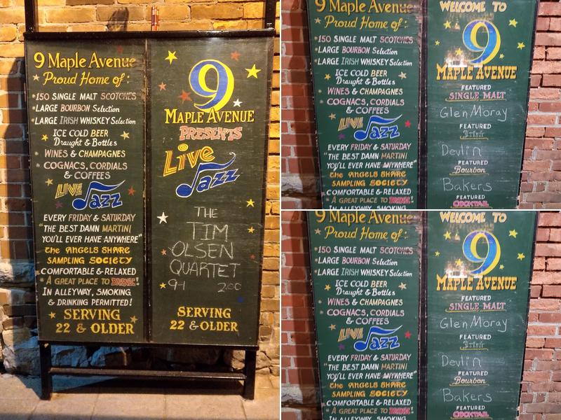 9 Maple Ave Menu