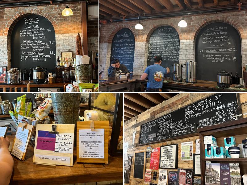 Rough Draft Bar & Books Menu