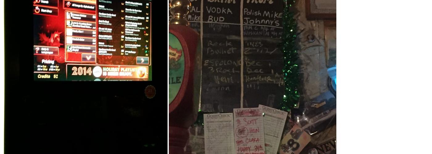 Johnny's Bar Menu