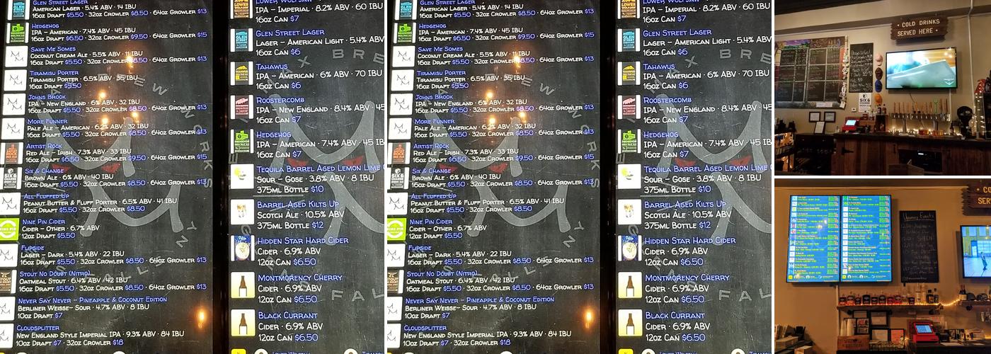 Mean Max Brew Works Menu