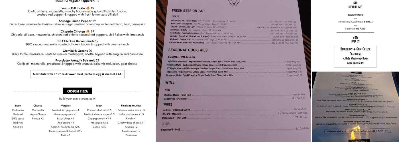 A.W. Wander Menu