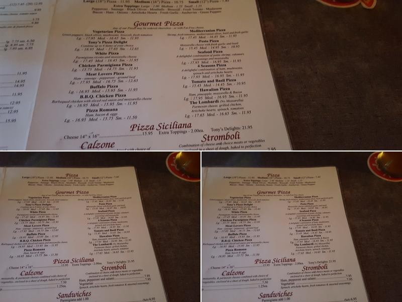 South Gate Tavern Menu