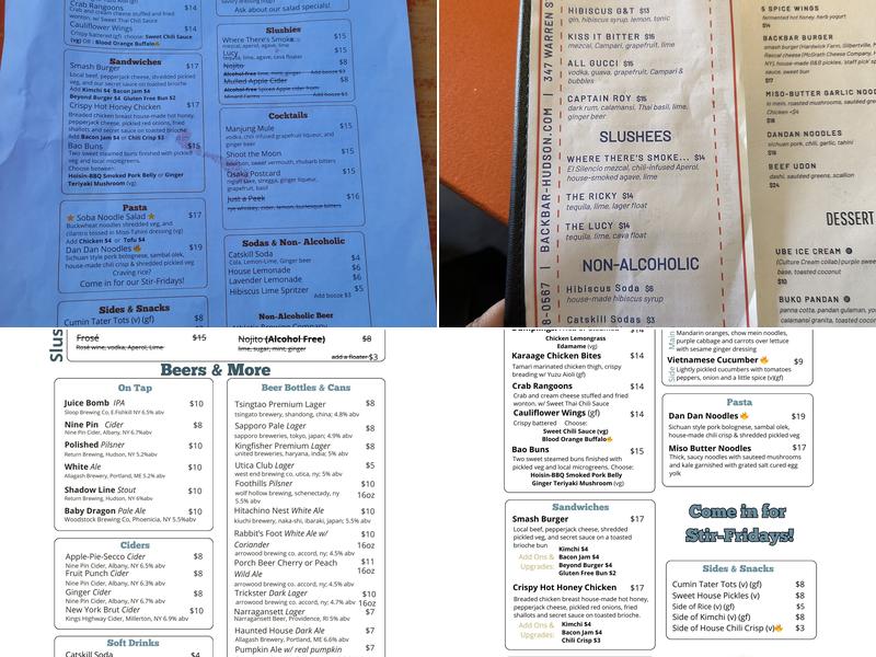 BackBar Menu