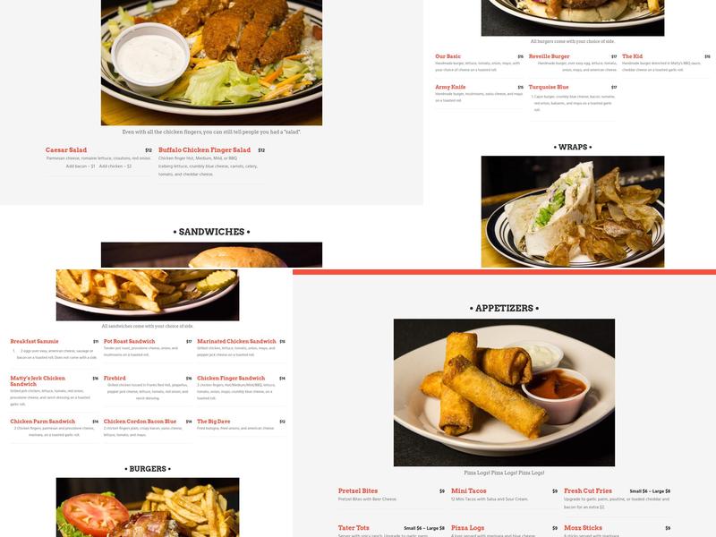 Matty's Menu