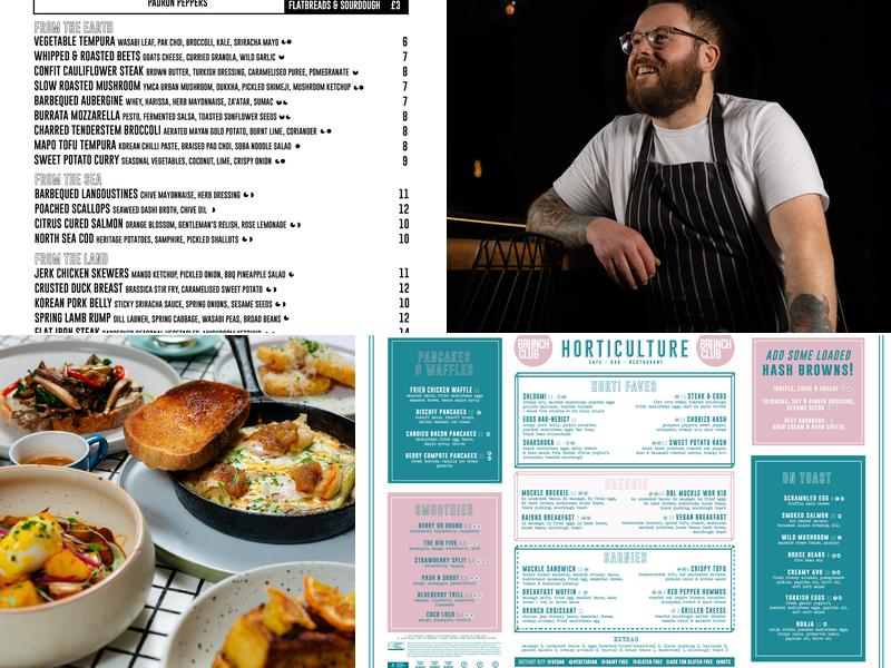 Horticulture - Cafe Bar Restaurant Menu