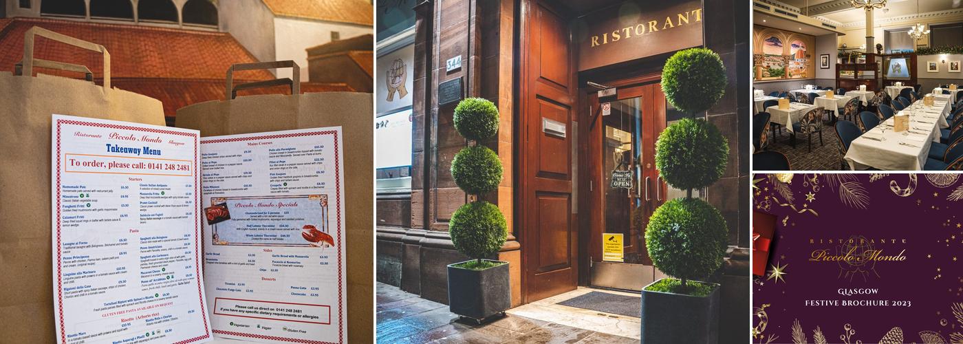 Piccolo Mondo Glasgow Menu