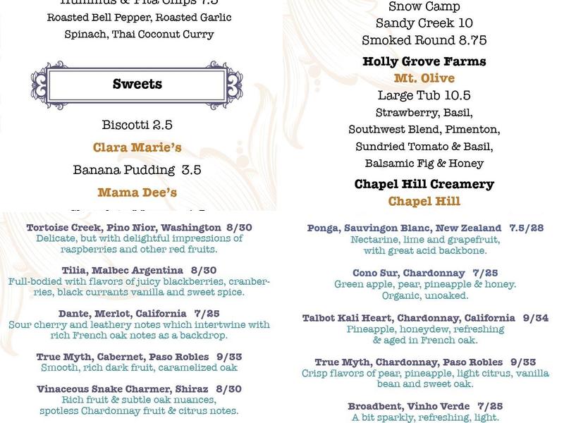 Eclection Menu