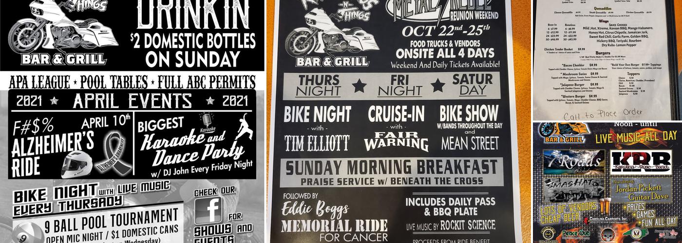 Xtreme Wings N Things Menu