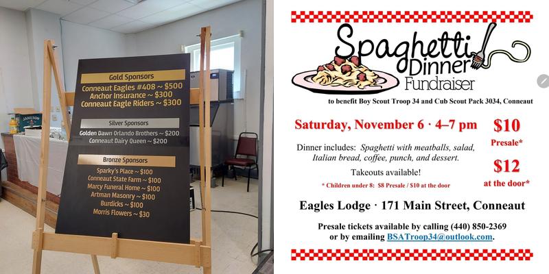 Eagles Lodge Menu