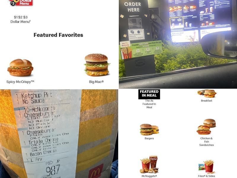 McDonald's Menu