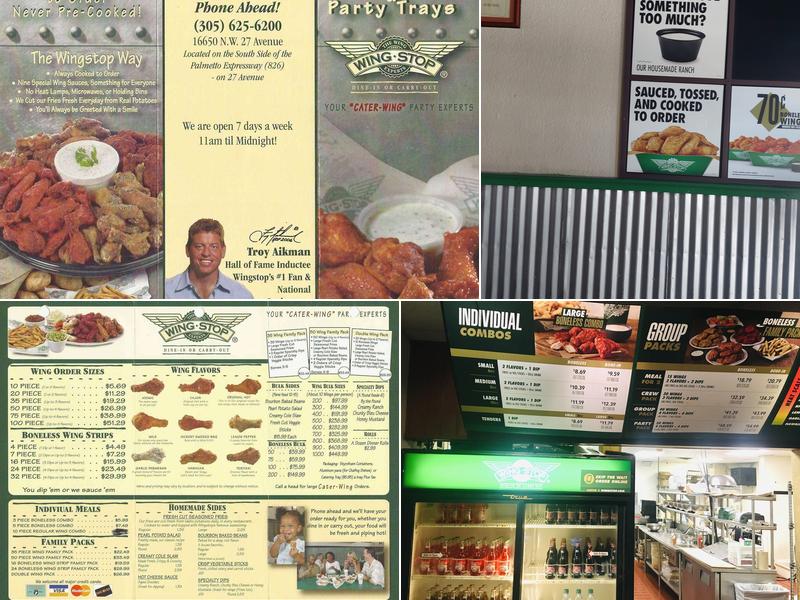 Wingstop Menu