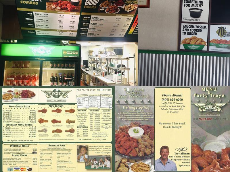 Wingstop Menu