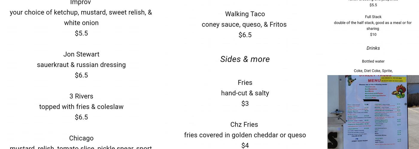 Brewing Green Menu