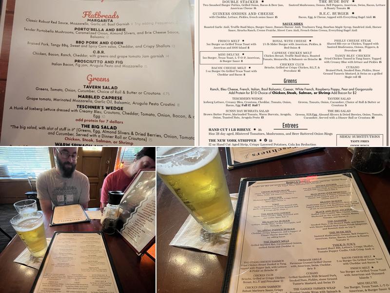 Teschner's Tavern Menu