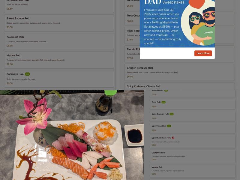 Hyde Out Menu