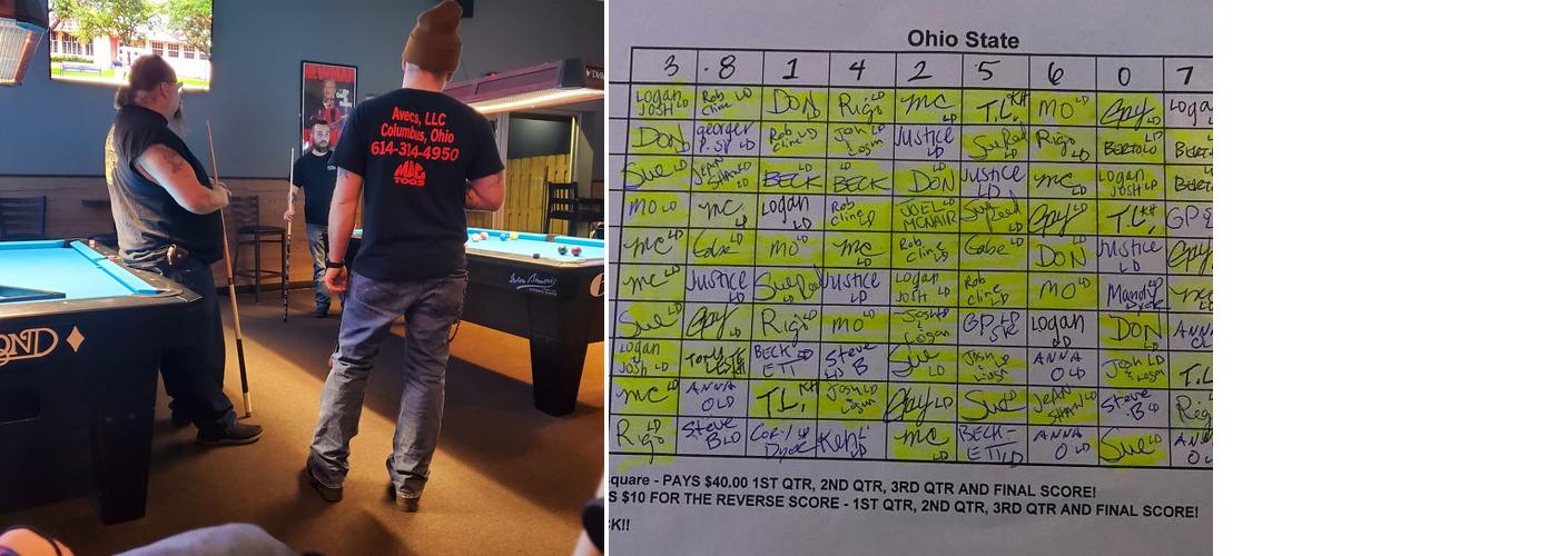 Bankshot Billiards & Bar Menu