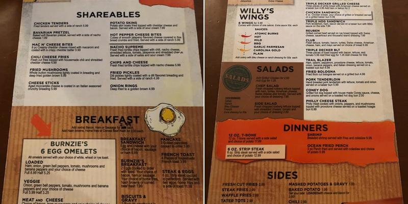 Mugsy's Pub And Patio Menu