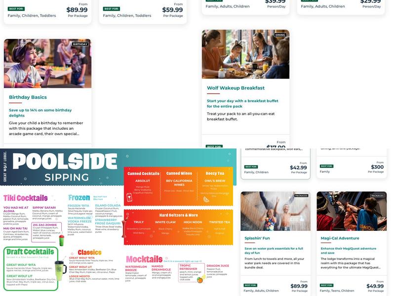 Grizzly Rob's Bar Menu