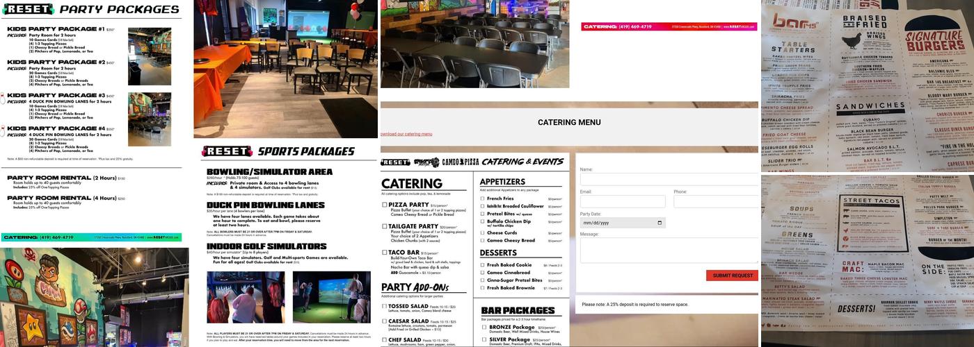 Reset Arcade Menu