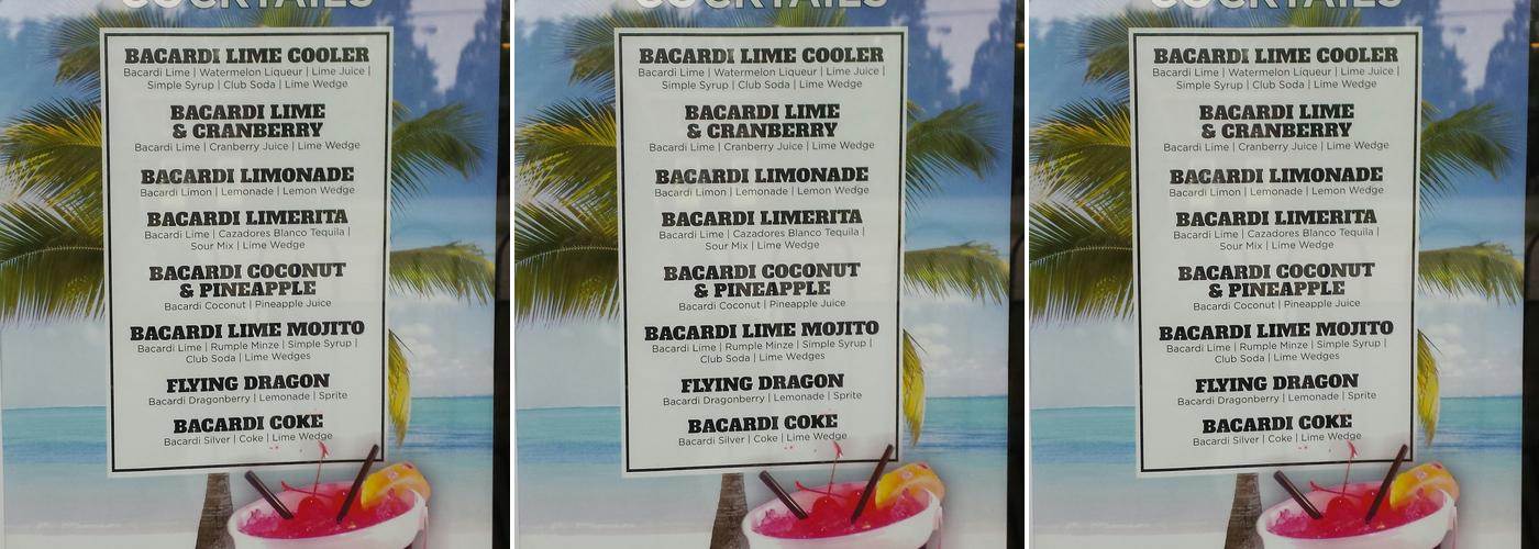 Paddy Mac's Pub Menu