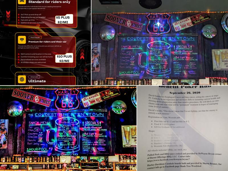 Westside Pub Menu